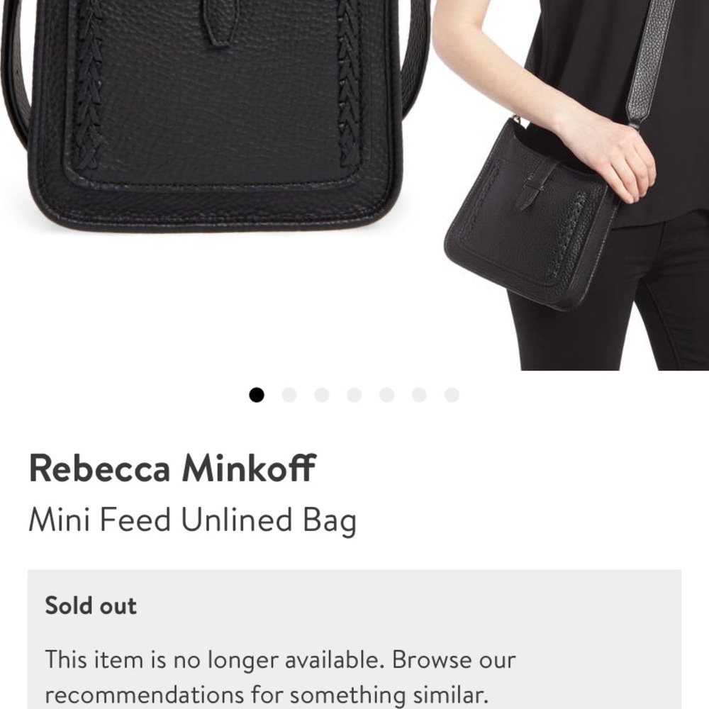 Rebecca Minkoff NWOT Mini Feed Unlined Bag - Picture 6 of 6
